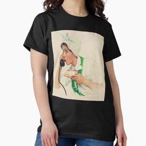 Norman Rockwell Black T-Shirts